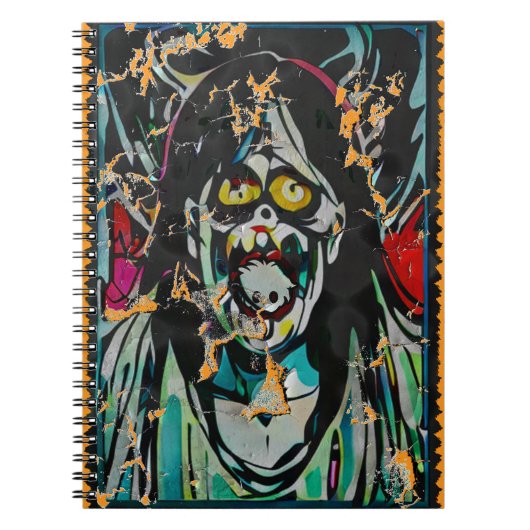 Halloween Ghoul Notitieboek (Voorkant)