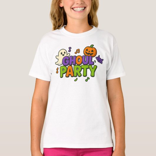 Halloween Ghoul Party Kleding Spooky Party Outfit T-shirt (Voorkant)