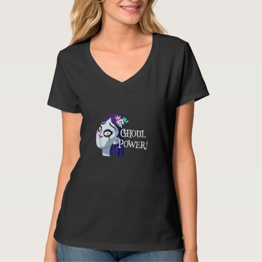 Halloween Ghoul Power T-shirt (Voorkant)