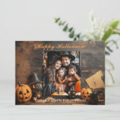 Halloween Ghoul-tastic Groeten Kaart (Staand voorkant)