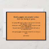 Halloween Ghoul-tastic Groeten Kaart (Achterkant)