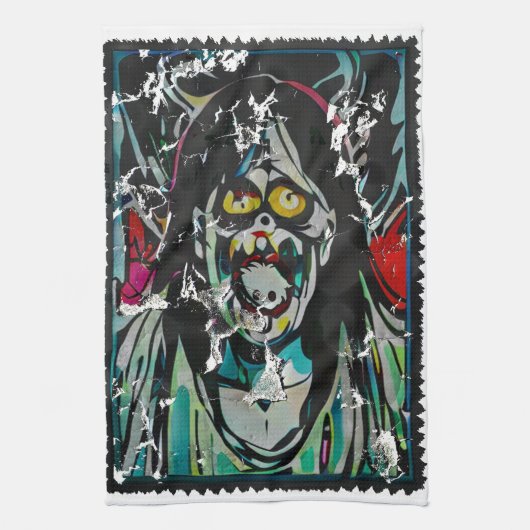 Halloween Ghoul Theedoek (Verticaal)