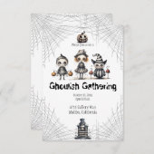 Halloween Ghoulish Gathering Uitnodiging (Voorkant / Achterkant)