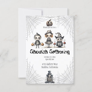 Halloween Ghoulish Gathering Uitnodiging