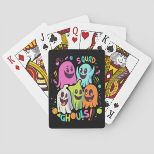Halloween Ghouls Squad Pokerkaarten