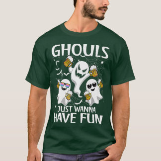 Halloween Ghouls wil gewoon vun geesten hebben Laz T-shirt