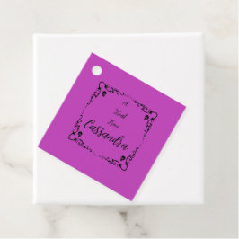 Halloween Gif Purper Persoonlijk Bedankjes Labels