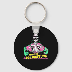Halloween Gift 80s Halloween Costume Retro Sleutelhanger