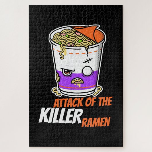 Halloween Gift | Aanval van de ramen Legpuzzel (Verticaal)