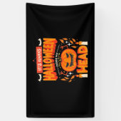 Halloween Gift | Altijd Hallowen binnen Spandoek (Verticaal)