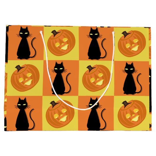 Halloween gift bag groot cadeauzakje (Achterkant)