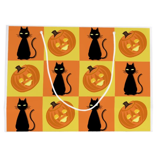 Halloween gift bag groot cadeauzakje (Achterkant)