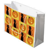 Halloween gift bag groot cadeauzakje (Voorkant Gekanteld)