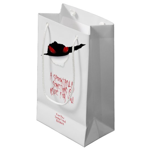 Halloween Gift Bag Klein Cadeauzakje (Voorkant Gekanteld)