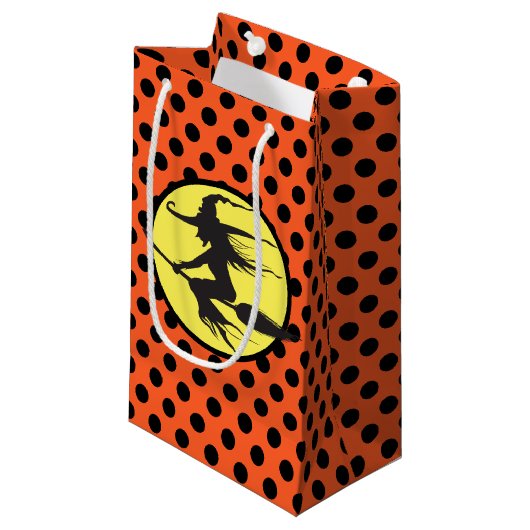 Halloween Gift Bag Klein Cadeauzakje (Voorkant Gekanteld)