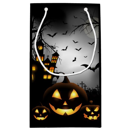 Halloween Gift Bag Klein Cadeauzakje (Achterkant)