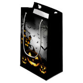 Halloween Gift Bag Klein Cadeauzakje (Voorkant Gekanteld)