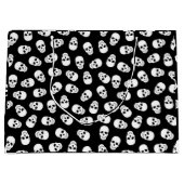 Halloween Gift Bag met schedels Patroon Groot Cadeauzakje (Voorkant)