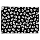 Halloween Gift Bag met schedels Patroon Groot Cadeauzakje (Achterkant)
