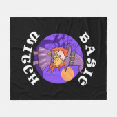 Halloween Gift | Basisheks Fleece Deken (Voorkant (Horizontaal))