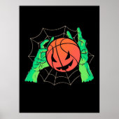 Halloween Gift | Basketball Halloween Poster (Voorkant)