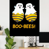 Halloween Gift | Boe bijen Poster (Thuiskantoor)