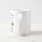 Halloween Gift, Boo, Halloween Sublimation Design Grote Koffiekop (Achterkant)