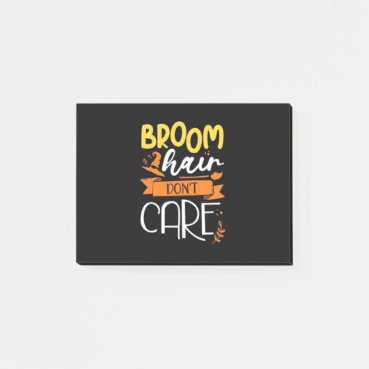 Halloween Gift | Broom Hair geeft niet om Post-it® Notes (Voorkant)