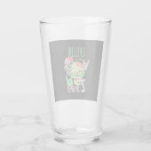Halloween Gift | Chillin met mijn vrienden Glas (Achterkant)