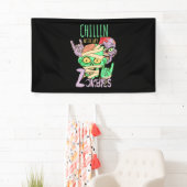 Halloween Gift | Chillin met mijn vrienden Spandoek (Insitu)