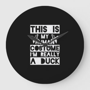 Halloween Gift Dit is mijn menselijke kostuum Im Grote Klok