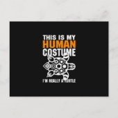 Halloween Gift Dit is mijn menselijke kostuum Uitnodiging Briefkaart (Voorkant)