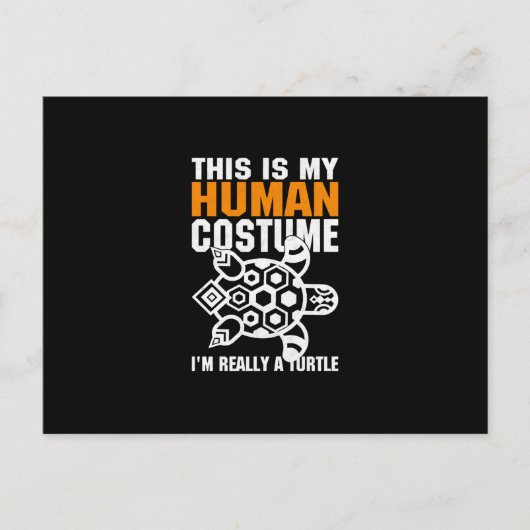Halloween Gift Dit is mijn menselijke kostuum Uitnodiging Briefkaart (Voorkant)