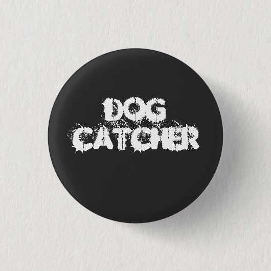 Halloween Gift Dog CatcHER Ronde Button 3,2 Cm (Voorkant)