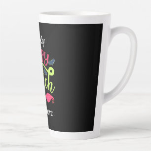 Halloween Gift Een echt gelukkige heks hier Latte Mok