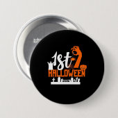 Halloween Gift | Eerste halloween Ronde Button 7,6 Cm (Voorkant /achterkant)