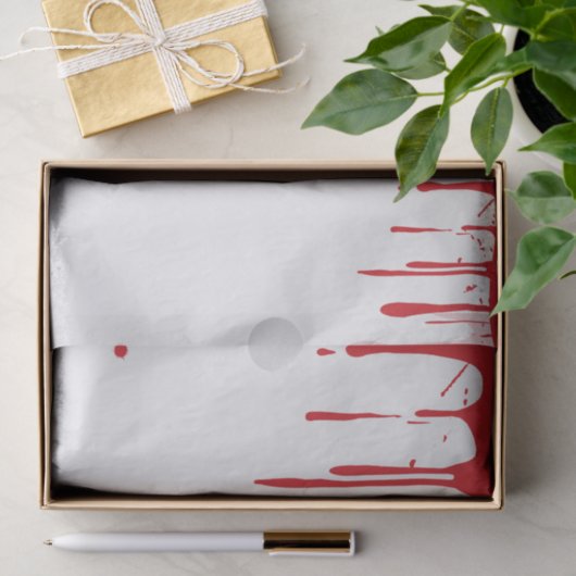 Halloween Gift - Gory Druppelend Bloed Grappig Blo Tissuepapier (Geschenk)