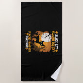 Halloween Gift Human Society Placing Familiars Strandlaken (Voorkant)