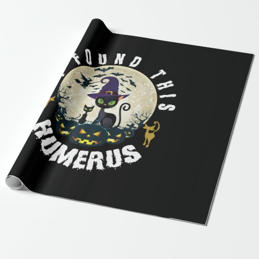 Halloween Gift | I Found This Humerus Birthday Cadeaupapier (Uitgerold)