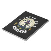 Halloween Gift | I Found This Humerus Birthday Notitieblok (Linkerzijde)