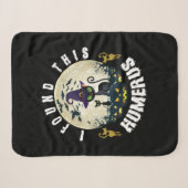 Halloween Gift | I Found This Humerus Birthday Sherpa Deken (Voorkant (horizontaal))