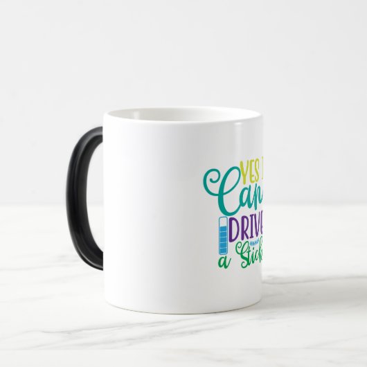 Halloween Gift Ja, ik kan een stick gebruiken Magische Mok (Voorkant links)