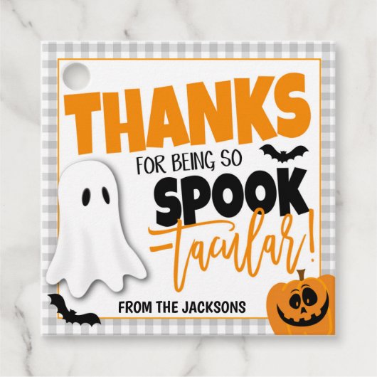 Halloween Gift Label (Voorkant)