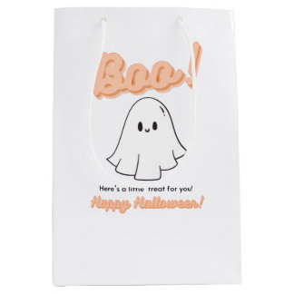 Halloween Gift Label - traktaties voor jou! Medium Cadeauzakje