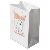 Halloween Gift Label - traktaties voor jou! Medium Cadeauzakje (Achterkant Gekanteld)
