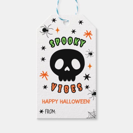 Halloween Gift Labels Cadeaulabel (Voorkant)