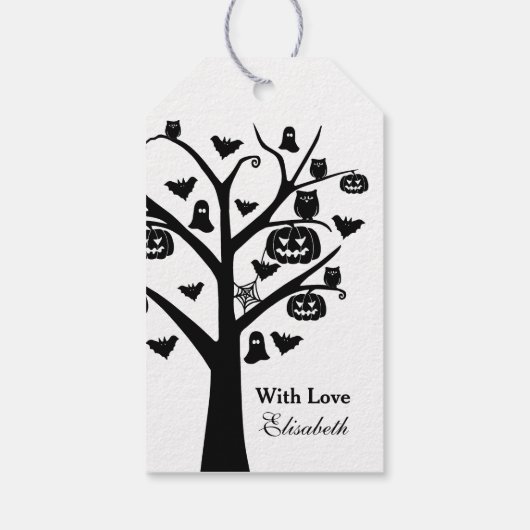 Halloween Gift Labels Cadeaulabel (Achterkant)