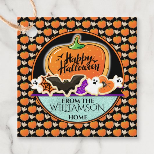 Halloween Gift Labels - Zie Terug (Voorkant)