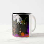 Halloween Gift Mok met schattige heks (Voorkant rechts)