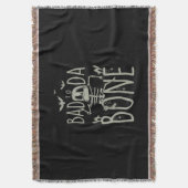 Halloween Gift | Slecht naar Da Bone Deken (Voorkant Verticaal)